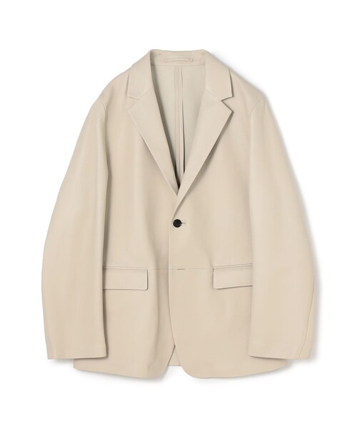 TOMORROWLAND（トゥモローランド） レザージャケット S ライトベージュ