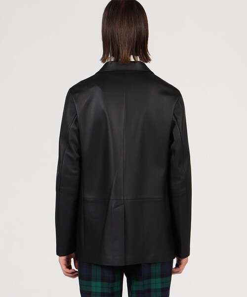 TOMORROWLAND　COLLECTION_レザージャケット セール】 DENIM×TOMORROWLAND ラムレザー シングルライダース