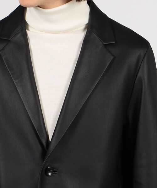 TOMORROWLAND（トゥモローランド） レザージャケット S ライトベージュ