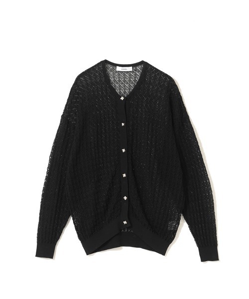 コエル　COEL ニットカーディガン　ブラック COEL（コエル） ニットカーディガン FREE ブラック レディース