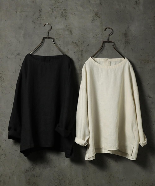 「soulberry」 長袖ブラウス 4L キナリ レディース_画像2