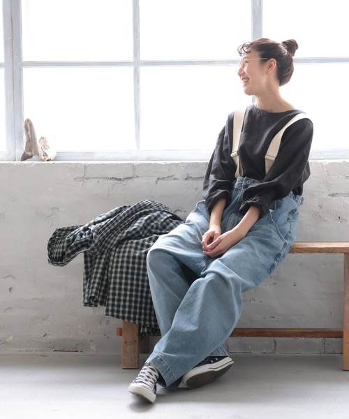 「soulberry」 長袖ブラウス 4L キナリ レディース_画像5