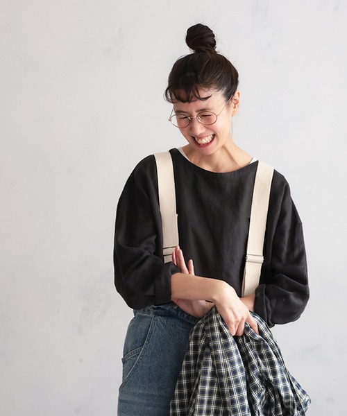 「soulberry」 長袖ブラウス 4L キナリ レディース_画像6