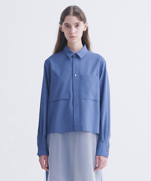 CULLNI ブルー 長袖シャツ CULLNI（クルニ） 長袖シャツ 2 ブルー メンズ : ZOZOTOWN Yahoo!店