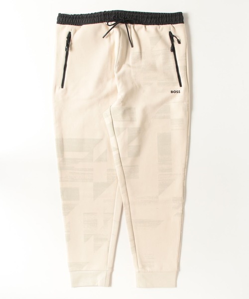 BOSS（HUGO BOSS） パンツ コットン ミックスマテリアル トラック