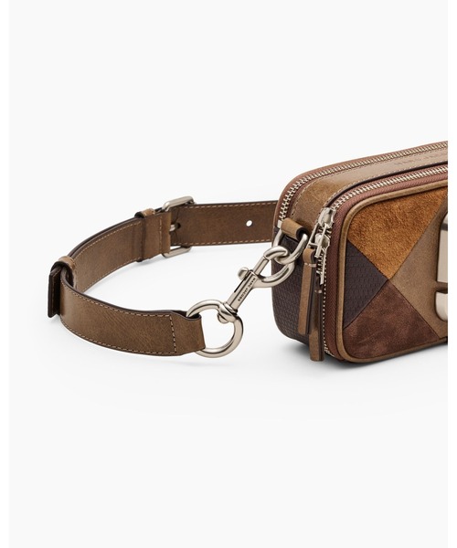 MARC JACOBS ショルダーバッグ バッグ THE SNAPSHOTSUEDE PATCHWORK