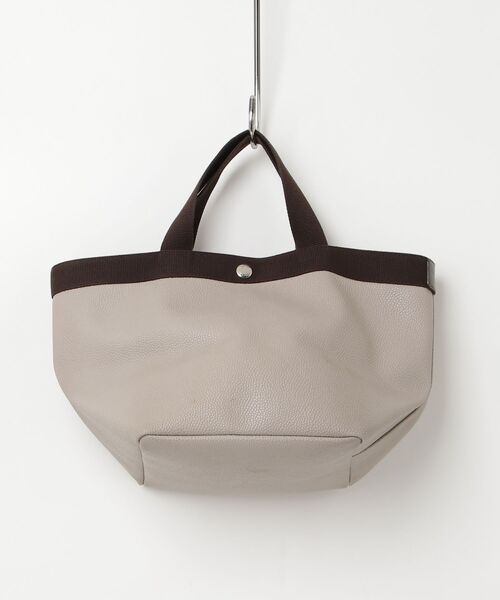 Herve Chapelier（エルベシャプリエ） ハンドバッグ - グレー