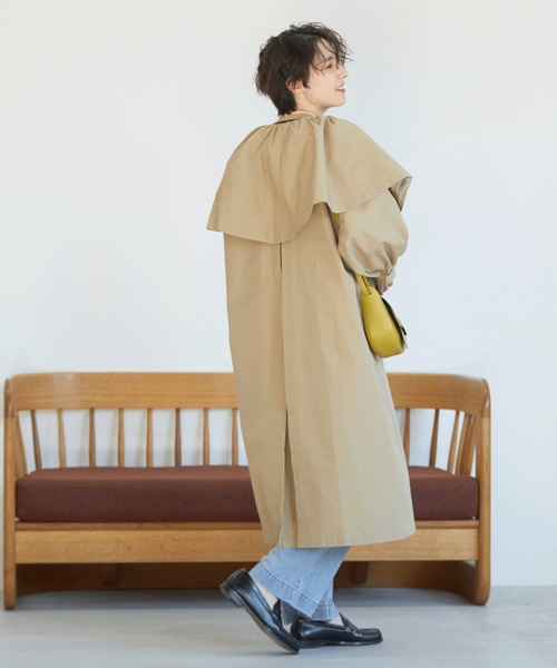 「DOUX ARCHIVES」 コート FREE ネイビー レディース_画像2