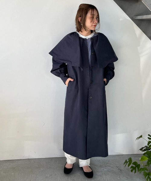 「DOUX ARCHIVES」 コート FREE ネイビー レディース_画像5