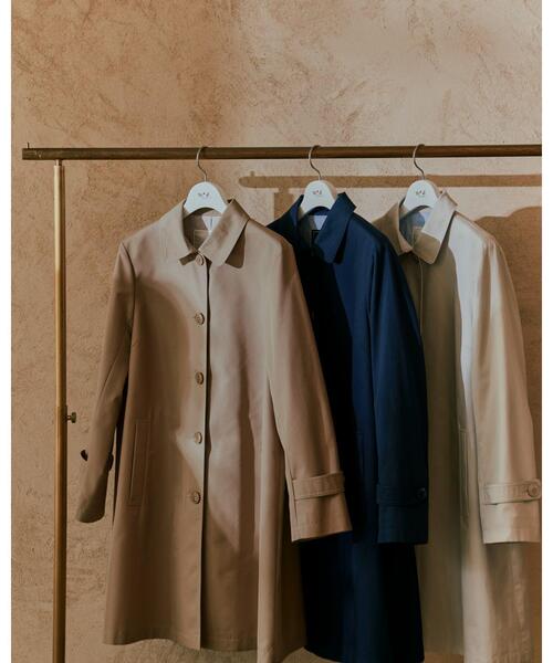 To b. by agnes 「To b.」 ステンカラーコート 36 ネイビー レディース