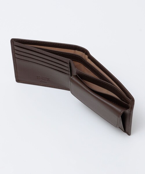 【新品未使用】SHIPS バイカラー メンズ2つ折り財布 SHIPS（シップス） 財布 SHIPS Colors: レザー BI-FOLD ウォレット (二