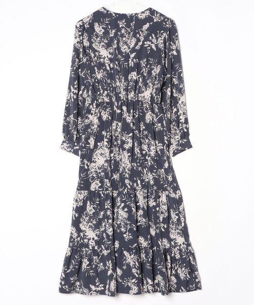 「fifth」 長袖ワンピース MEDIUM ネイビー レディース_画像2