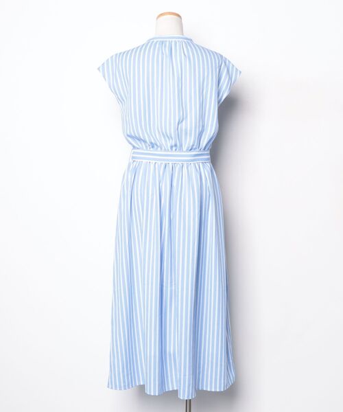 「ITS'DEMO」 半袖ワンピース 00 ブルー レディース_画像2