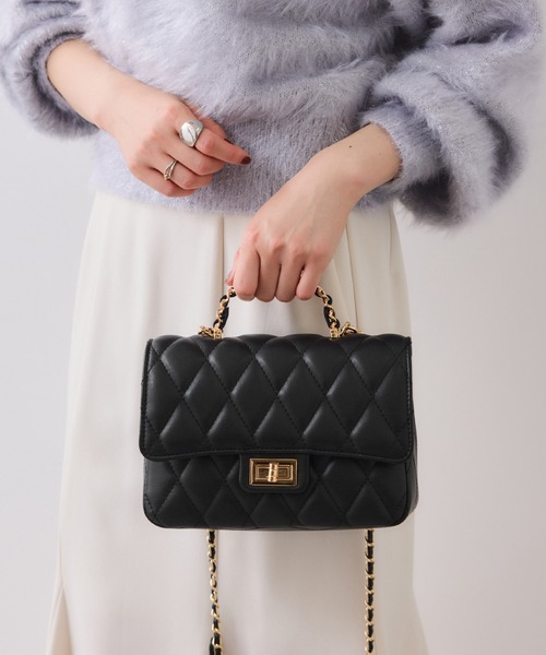 VIS（ビス） ショルダーバッグ バッグ チェーンハンドルキルティング