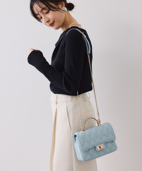 VIS（ビス） ショルダーバッグ バッグ チェーンハンドルキルティング