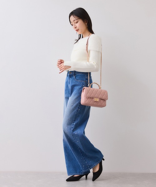 VIS（ビス） ショルダーバッグ バッグ チェーンハンドルキルティング