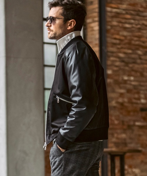 [1piu1uguale3 RELAX] блузон S черный мужской 