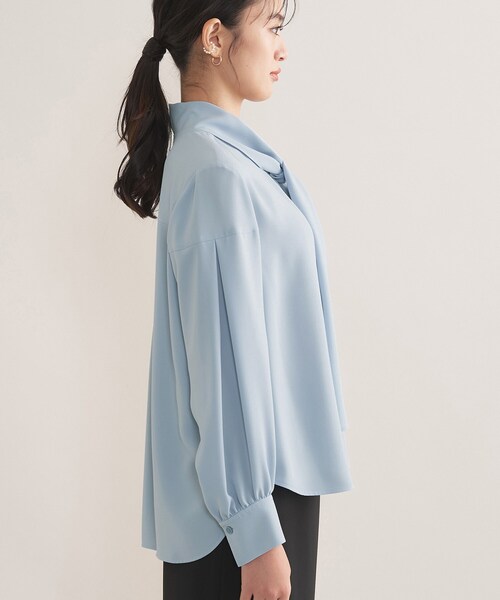 INDIVI（インディヴィ） ブラウス シャツ 「セレモニー／洗える