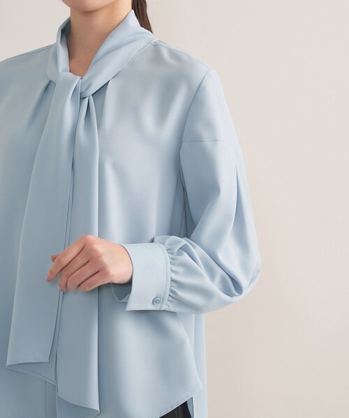 INDIVI（インディヴィ） ブラウス シャツ 「セレモニー／洗える