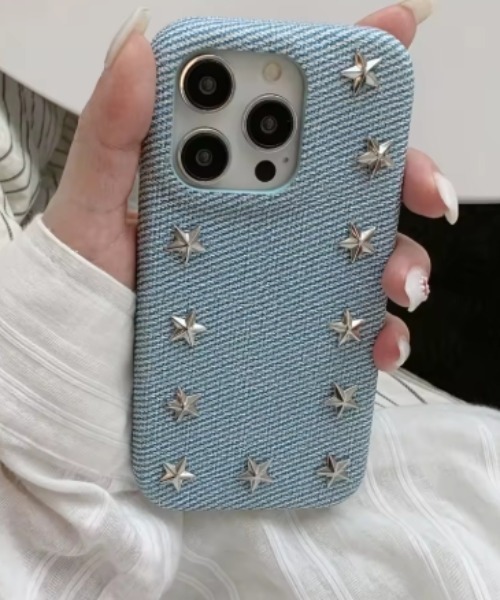 スマホケース 星型スタッズ スターリベット iPhoneケース iPhone14
