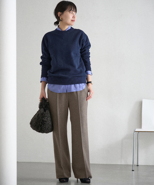 イエナ（IENA）/ウォッシャブル ツイードイージースラックス IENA（イエナ） パンツ 「追加」ウォッシャブル ツイードイージー