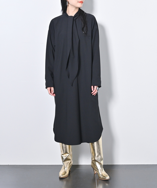 CITYSHOP（シティショップ） 長袖ワンピース 38 ブラック レディース