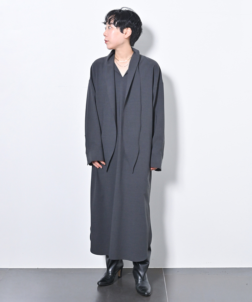 「CITYSHOP」 長袖ワンピース 38 ブラック レディース_画像5