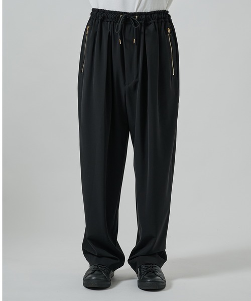 スラックス【CULLNI/クルニ】 CULLNI（クルニ） スラックス FREE ブラック メンズ : ZOZOTOWN Yahoo