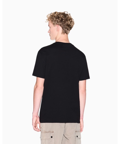 tシャツ 「A|X アルマーニ エクスチェンジ」ゴールドロゴ 半袖クルーネックTシャツ/REGULAR メンズの画像