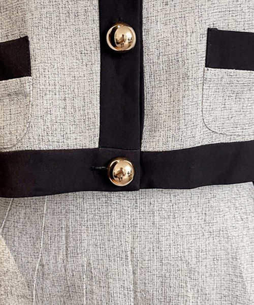 「Jasmine Grandiflorum」 セットアップ SMALL グレー レディース_画像8