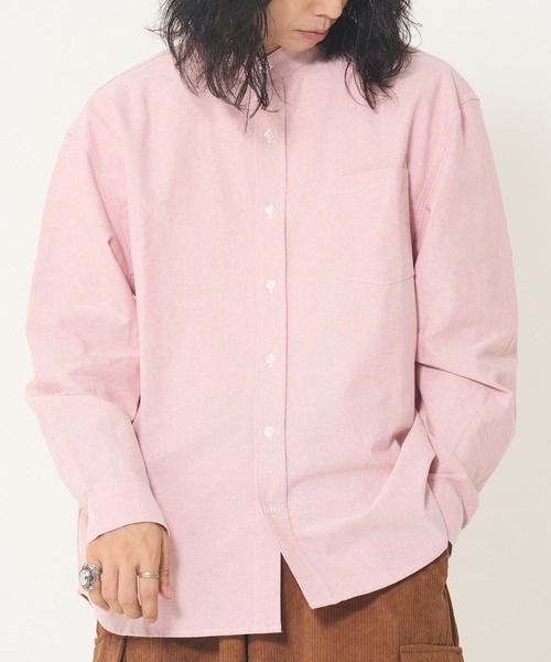 ROUGH TRADE 長袖シャツ X-LARGE ピンク メンズ : ZOZOTOWN Yahoo!店