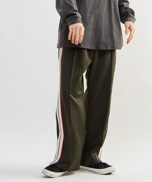 CONVERSE TOKYO パンツ SIDE LINE LOOSE TRACK PANTS レディース