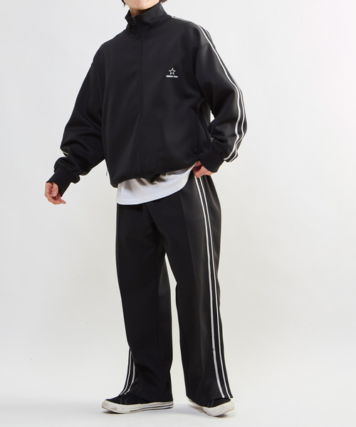 CONVERSE TOKYO パンツ SIDE LINE LOOSE TRACK PANTS レディース