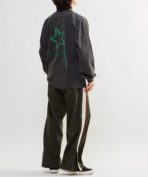 CONVERSE TOKYO パンツ SIDE LINE LOOSE TRACK PANTS レディース