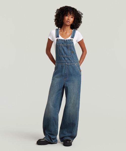 G-STAR RAW サロペット オーバーオール Straight Leg Dungaree/ワイド 