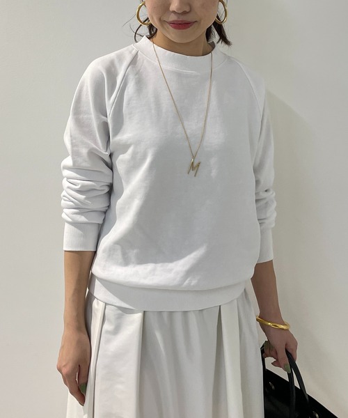 「LOUNGEDRESS」 スウェットカットソー FREE チャコールグレー レディース_画像2