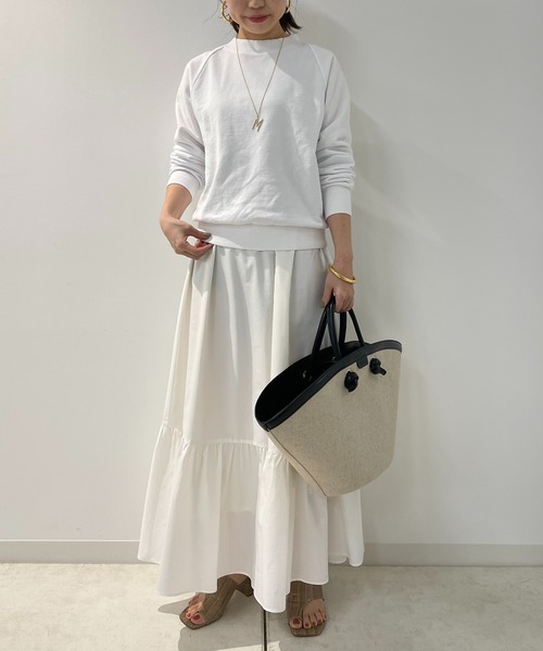 「LOUNGEDRESS」 スウェットカットソー FREE チャコールグレー レディース_画像3
