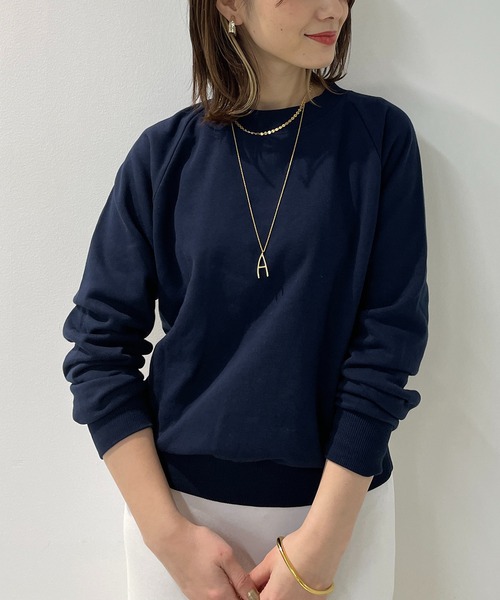 「LOUNGEDRESS」 スウェットカットソー FREE チャコールグレー レディース_画像5