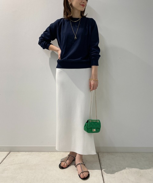 「LOUNGEDRESS」 スウェットカットソー FREE チャコールグレー レディース_画像6