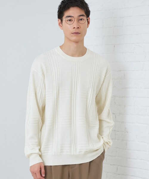 THE SHOP TK セーター ニット 「優しい肌触り」カシミヤタッチ