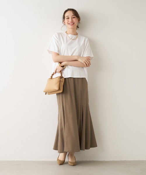 「MICA&DEAL」 半袖Tシャツ FREE ダークネイビー レディース_画像4