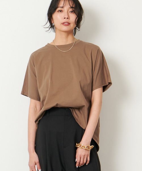 「MICA&DEAL」 半袖Tシャツ FREE ダークネイビー レディース_画像9