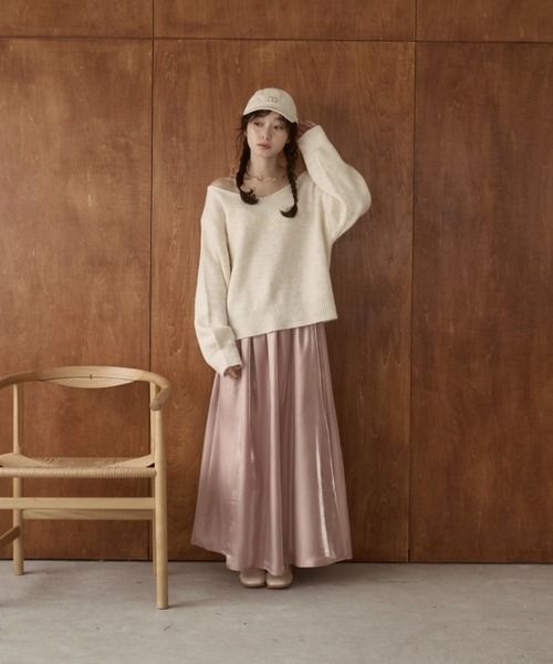 「moi tytto」 スカート SMALL ナチュラル レディース_画像3