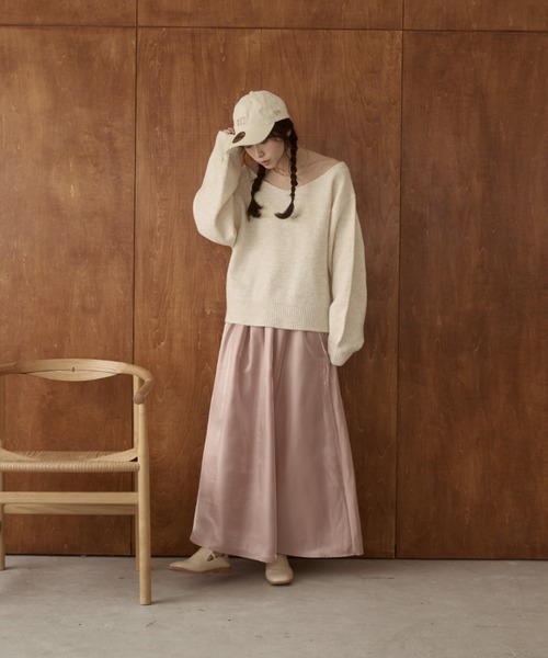 「moi tytto」 スカート SMALL ナチュラル レディース_画像4