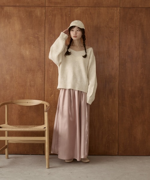 「moi tytto」 スカート SMALL ナチュラル レディース_画像5