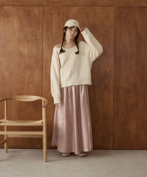 「moi tytto」 スカート SMALL ナチュラル レディース_画像6