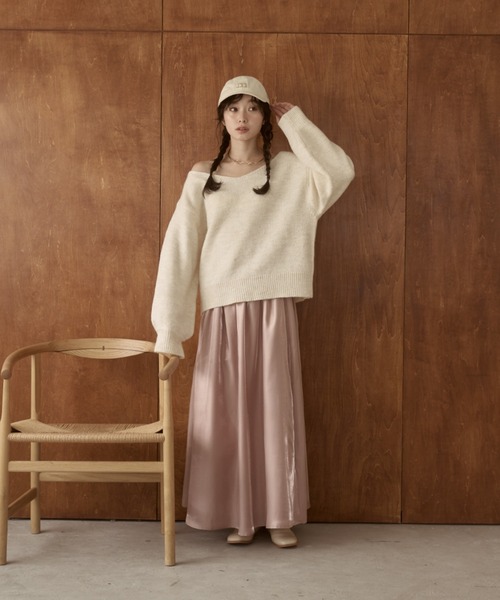 「moi tytto」 スカート SMALL ナチュラル レディース_画像7