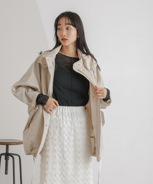 【美品】WOOLRICH ウールリッチ　ブルゾン　ベージュ　スタジャン　S WOOLRICH（ウールリッチ） ダウンジャケット USA製 ベージュ 80s 21032