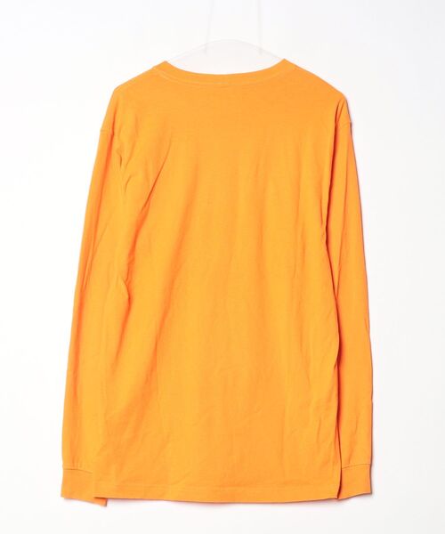 オレンジ色リブ編み長袖Tシャツ S Carhartt（カーハート） 長袖Tシャツ S オレンジ メンズ : ZOZOTOWN