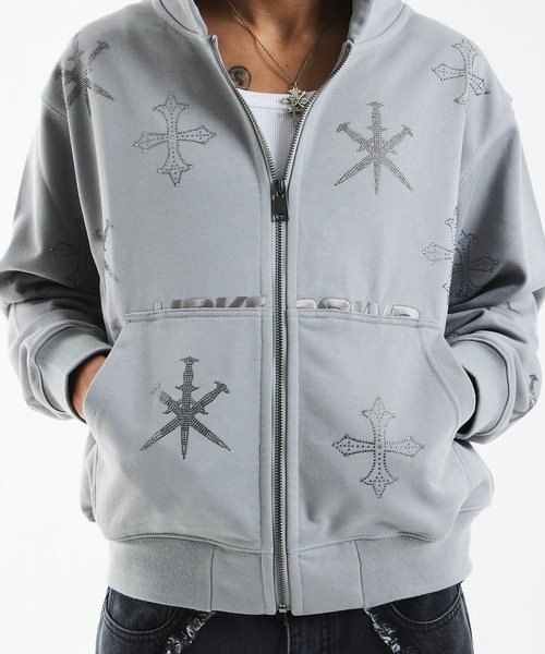 UNKNOWN LONDON（アンノウンロンドン） パーカー ジップフーディ